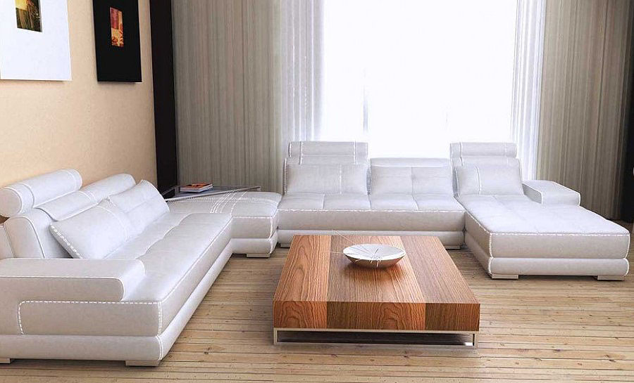 Diva Leather Sofa Lounge Set